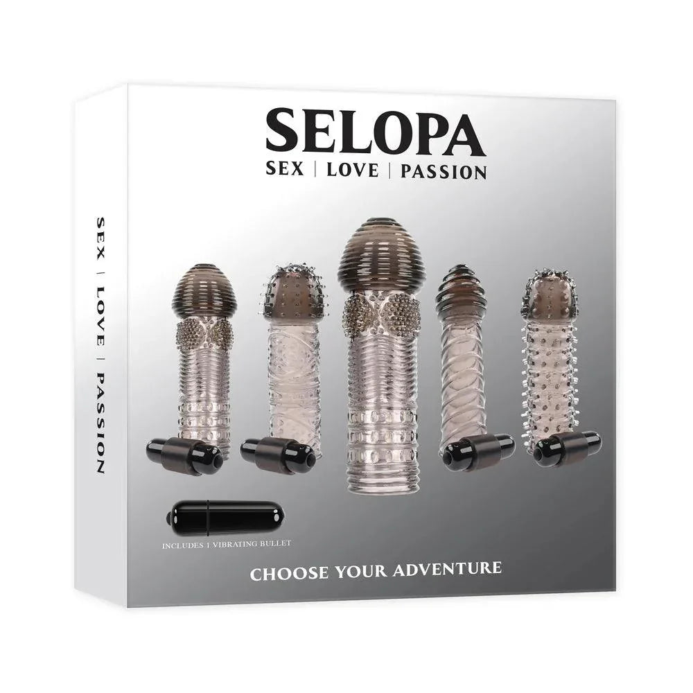 Selopa Choose Your Adventure Penis Sleeve Set (5 Piece) Selopa Choose Your Adventure Penis Sleeve Set (5 Piece)