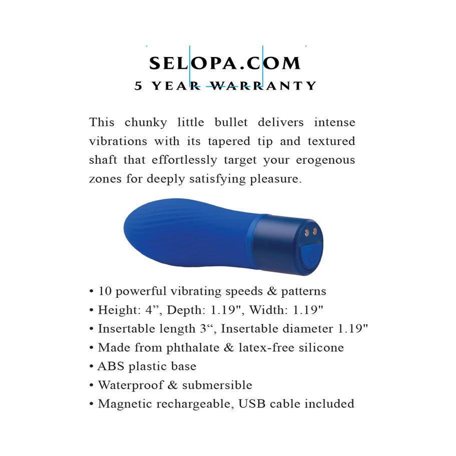 Selopa Cobolt Cutie Rechargeable Silicone Mini Vibrator - Buy At Luxury Toy X - Free 3-Day Shipping