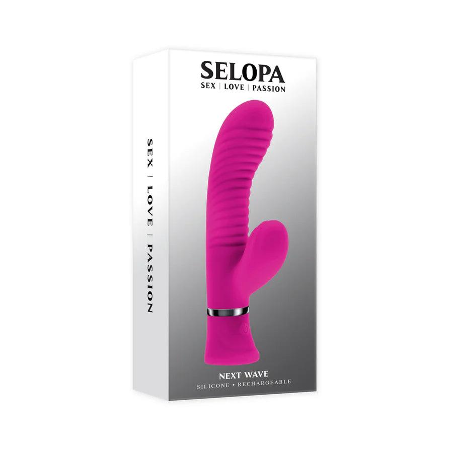 Selopa Next Wave Rechargeable Silicone Rabbit Vibrator - Buy At Luxury Toy X - Free 3-Day Shipping