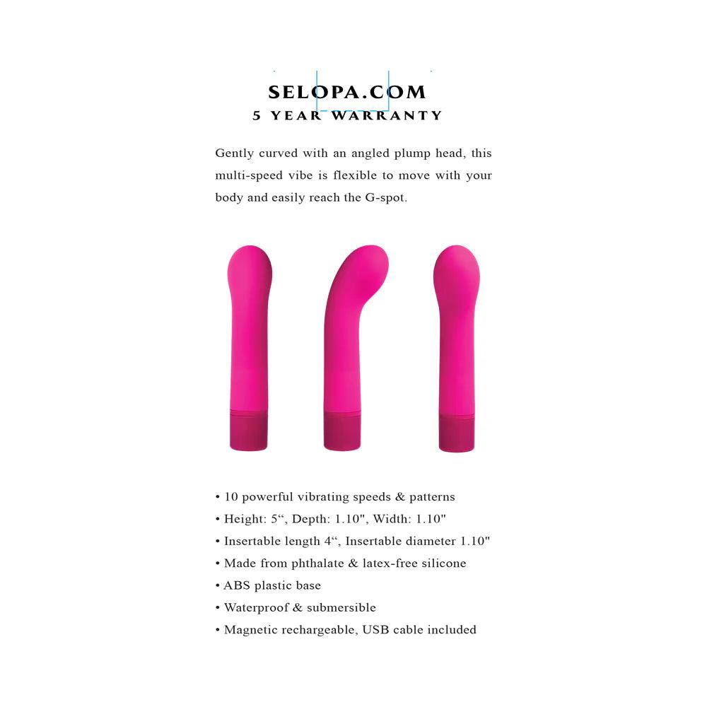 Selopa Paradise G Rechargeable Silicone G-Spot Vibrator - Buy At Luxury Toy X - Free 3-Day Shipping