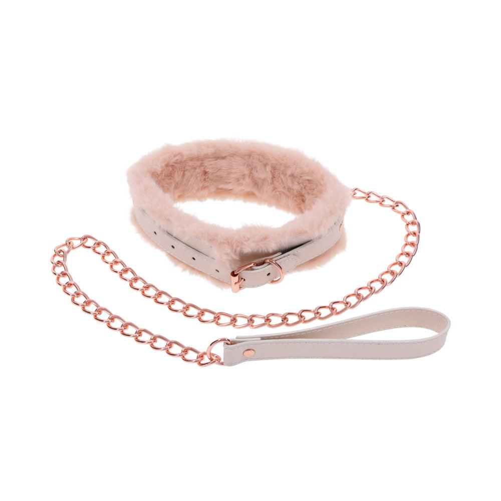 Sex & Mischief Peaches ‘n CreaMe Fur Collar & Leash - Buy At Luxury Toy X - Free 3-Day Shipping