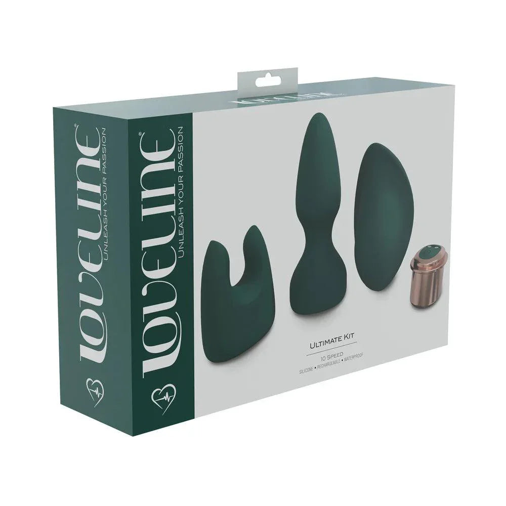 Shots LoveLine Ultimate Kit 10 Speed Silicone Rechargeable Waterproof - Buy At Luxury Toy X - Free 3-Day Shipping