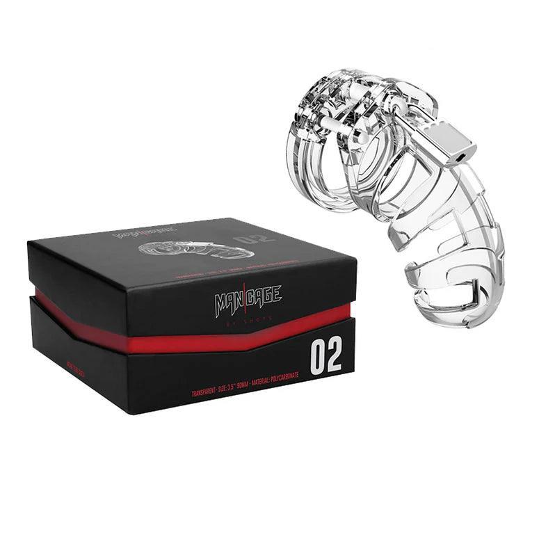 Shots ManCage Model 02 Adjustable 3.5 in. Chastity Cock Cage - Buy At Luxury Toy X - Free 3-Day Shipping