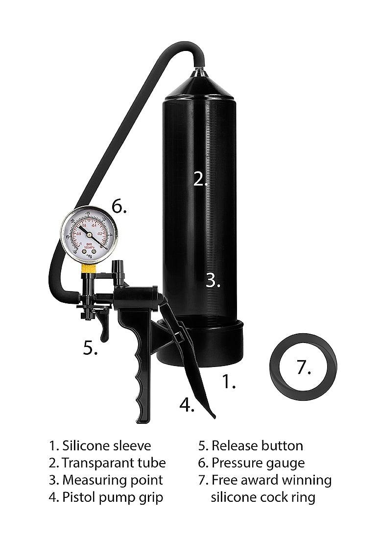 Shots Pumped Elite Beginner Pump With PSI Gauge - Buy At Luxury Toy X - Free 3-Day Shipping