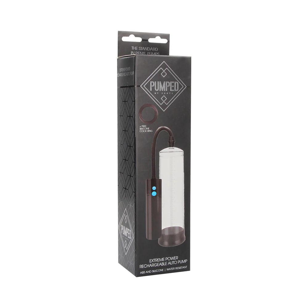 Shots Pumped Extreme Power Rechargeable Automatic Penis Pump - Buy At Luxury Toy X - Free 3-Day Shipping