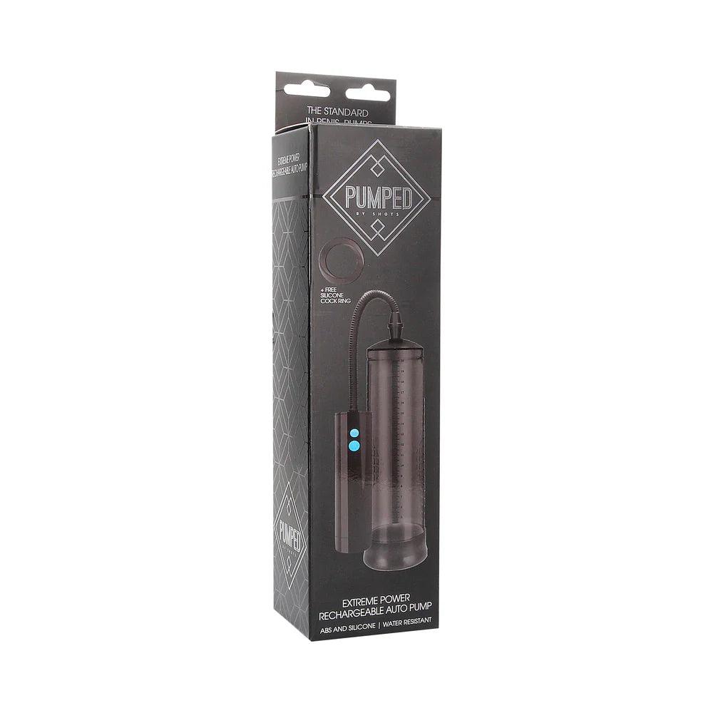 Shots Pumped Extreme Power Rechargeable Automatic Penis Pump - Buy At Luxury Toy X - Free 3-Day Shipping