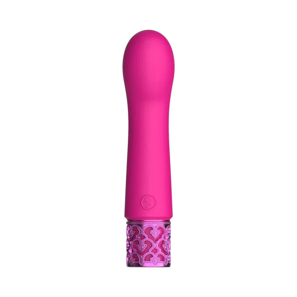 Shots Royal Gems Bijou Rechargeable Curved Silicone Bullet Vibrator - Buy At Luxury Toy X - Free 3-Day Shipping