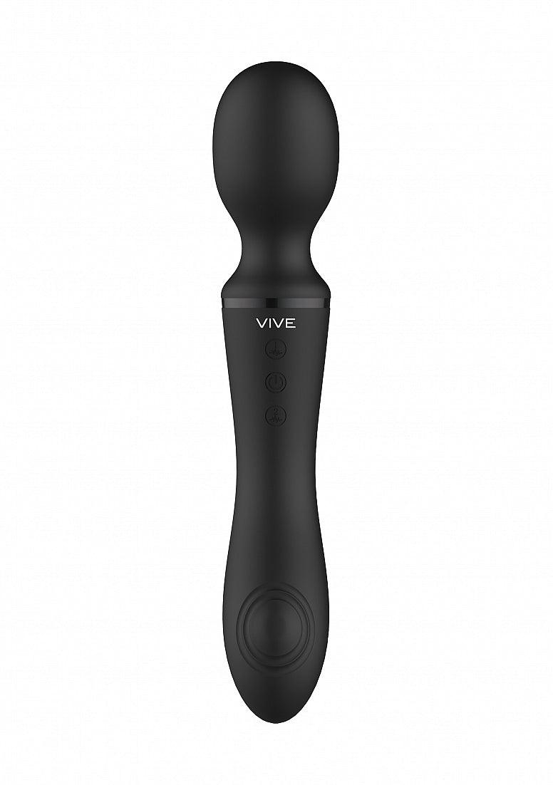 Shots Vive Enora Rechargeable Silicone Double End Pulse Wave Wand & Vibrator - Buy At Luxury Toy X - Free 3-Day Shipping