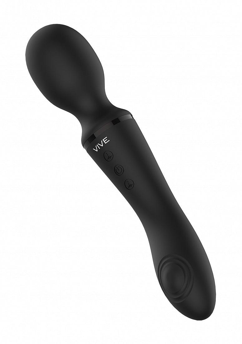 Shots Vive Enora Rechargeable Silicone Double End Pulse Wave Wand & Vibrator - Buy At Luxury Toy X - Free 3-Day Shipping