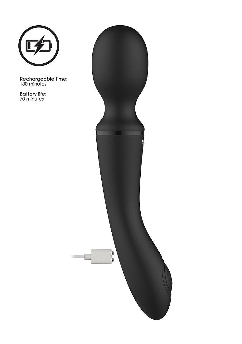 Shots Vive Enora Rechargeable Silicone Double End Pulse Wave Wand & Vibrator - Buy At Luxury Toy X - Free 3-Day Shipping