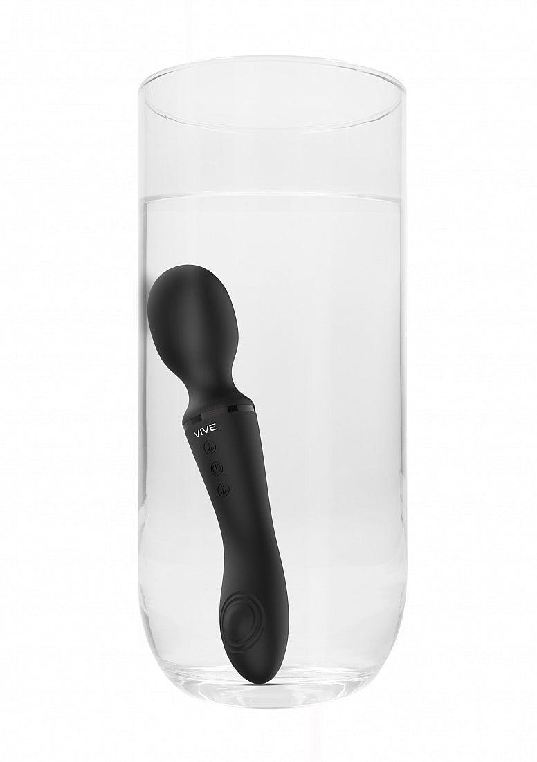 Shots Vive Enora Rechargeable Silicone Double End Pulse Wave Wand & Vibrator - Buy At Luxury Toy X - Free 3-Day Shipping