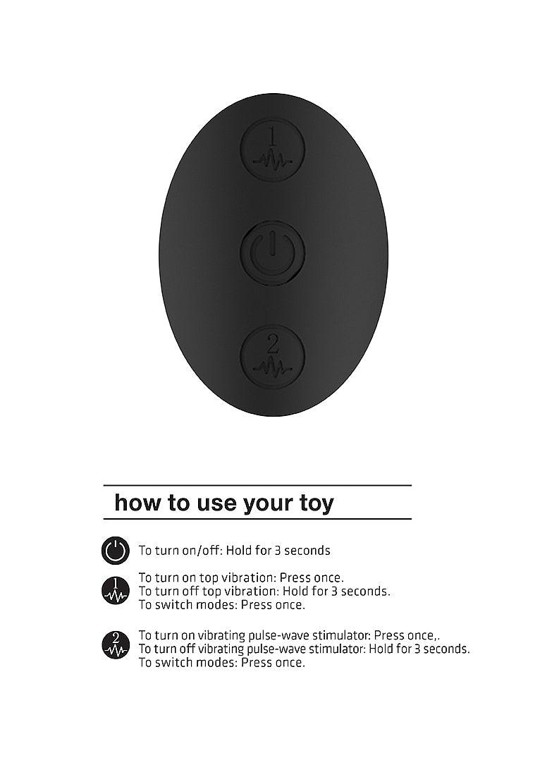 Shots Vive Enora Rechargeable Silicone Double End Pulse Wave Wand & Vibrator - Buy At Luxury Toy X - Free 3-Day Shipping