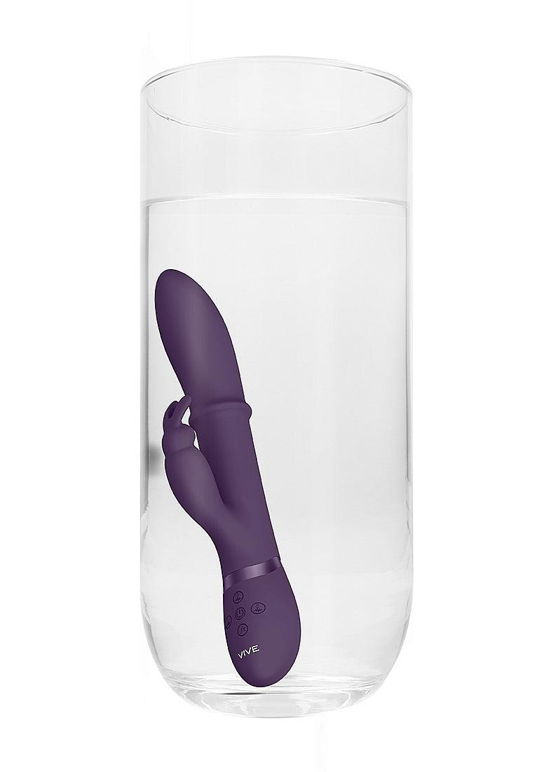 Shots Vive Halo Rechargeable Silicone Ring Rabbit Vibrator - Buy At Luxury Toy X - Free 3-Day Shipping