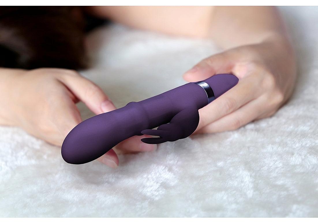 Shots Vive Halo Rechargeable Silicone Ring Rabbit Vibrator - Buy At Luxury Toy X - Free 3-Day Shipping