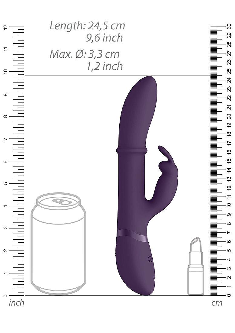 Shots Vive Halo Rechargeable Silicone Ring Rabbit Vibrator - Buy At Luxury Toy X - Free 3-Day Shipping