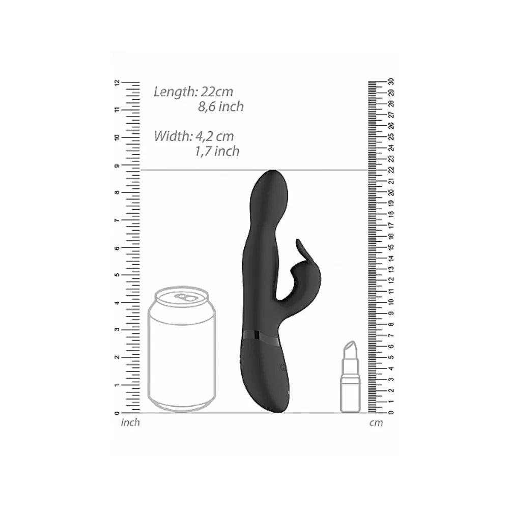 Shots Vive Niva 360 Degrees Rechargeable Silicone Rotating G-Spot Rabbit Vibrator - Buy At Luxury Toy X - Free 3-Day Shipping