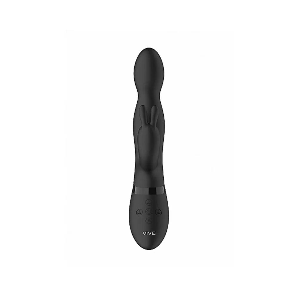 Shots Vive Niva 360 Degrees Rechargeable Silicone Rotating G-Spot Rabbit Vibrator - Buy At Luxury Toy X - Free 3-Day Shipping