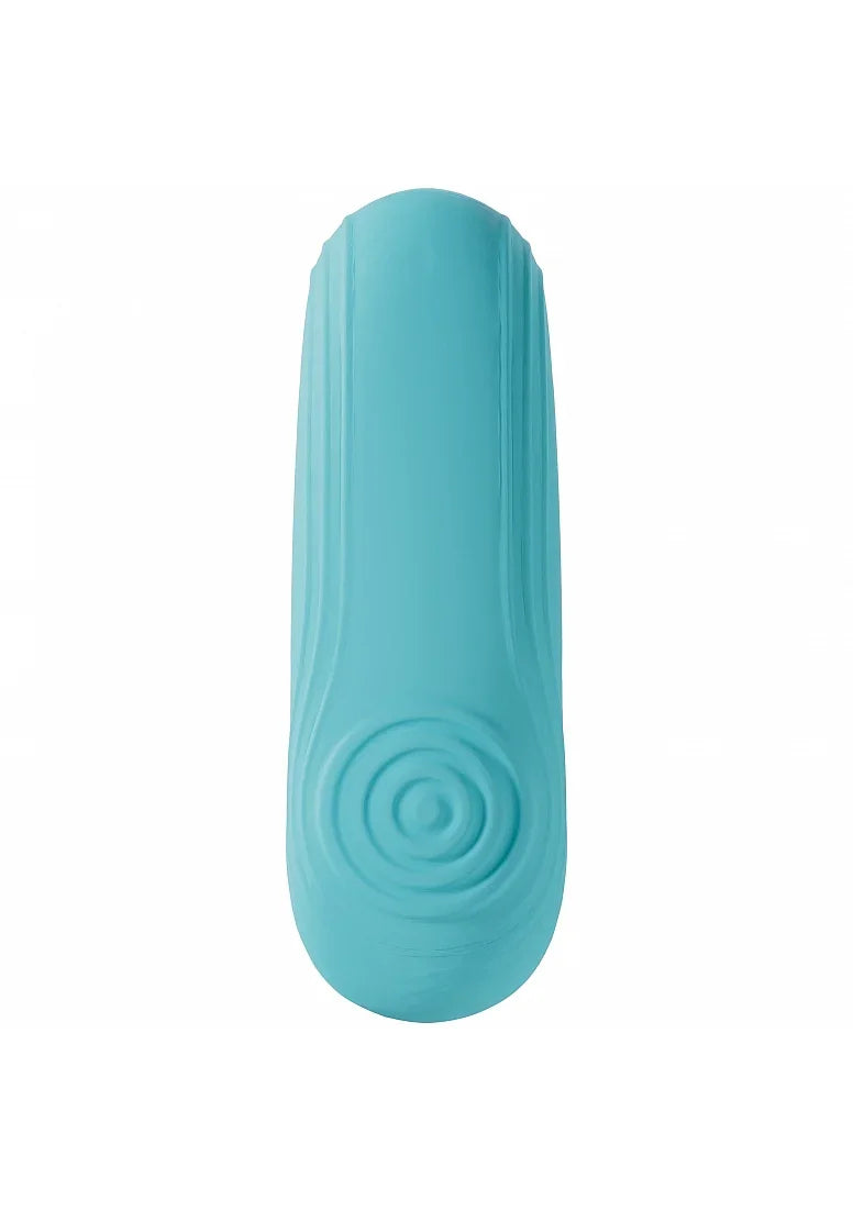 LoveLine Tic-tac Tapping Swirl Rechargeable Silicone Vibrator
