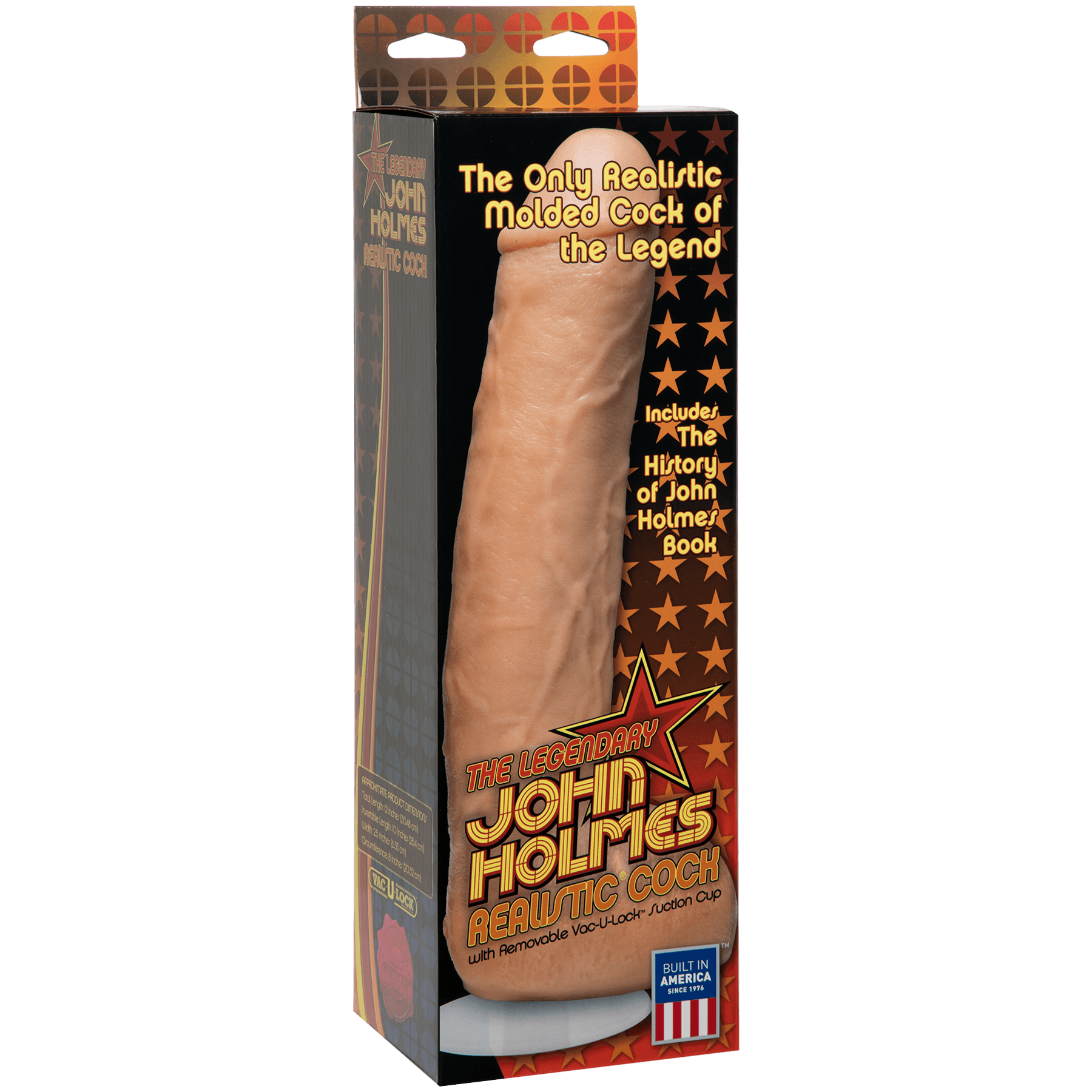 Signature Cocks Legendary John Holmes Realistic Cock 9.5in - Buy At Luxury Toy X - Free 3-Day Shipping