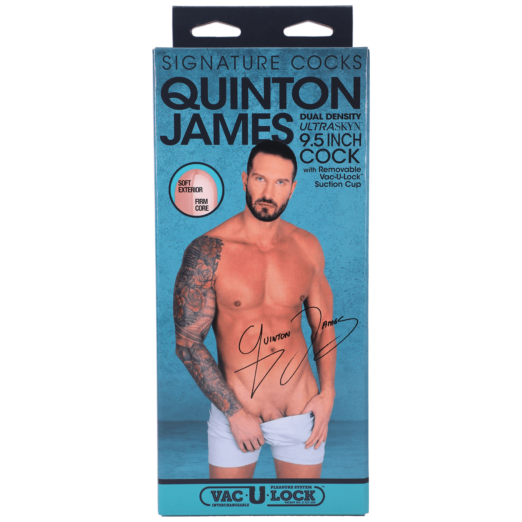 Signature Cocks Ultraskyn Quinton James Dildo 9" - Buy At Luxury Toy X - Free 3-Day Shipping