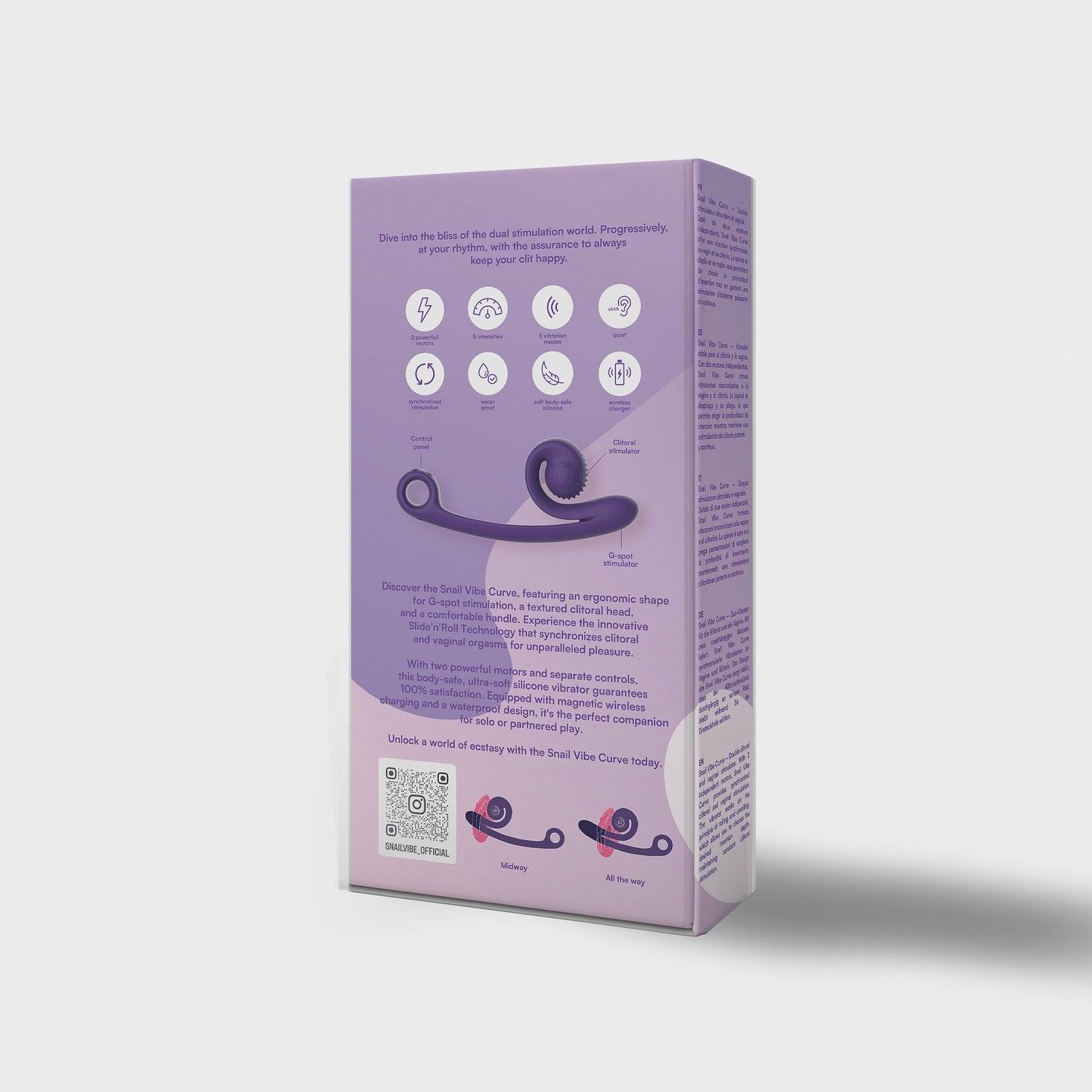 Snail Vibe Curve - Buy At Luxury Toy X - Free 3-Day Shipping