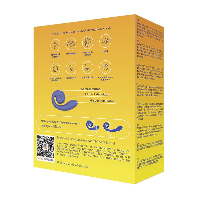 Snail Vibe SVibe Gizi Lite Vibrator - Buy At Luxury Toy X - Free 3-Day Shipping