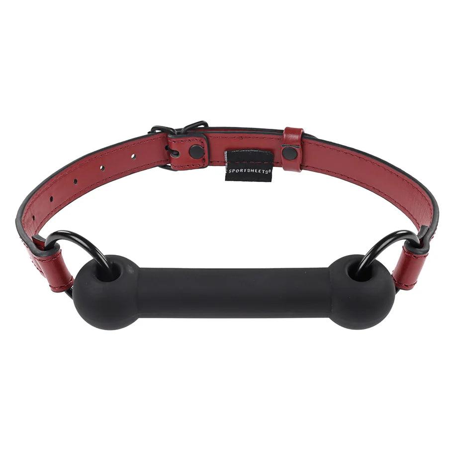 Sportsheets Saffron Silicone Bit Gag with Adjustable Buckle - Buy At Luxury Toy X - Free 3-Day Shipping