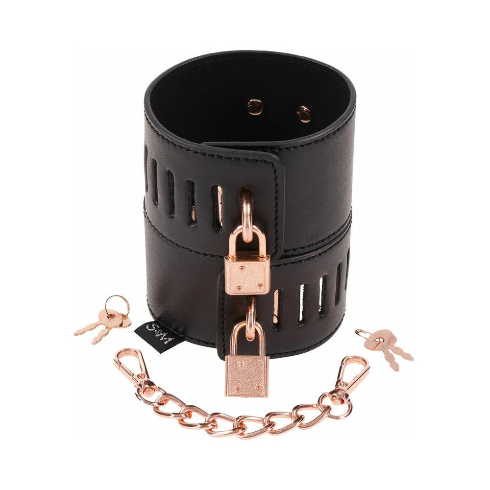 Sportsheets Sex & Mischief Brat Locking Cuffs - Buy At Luxury Toy X - Free 3-Day Shipping