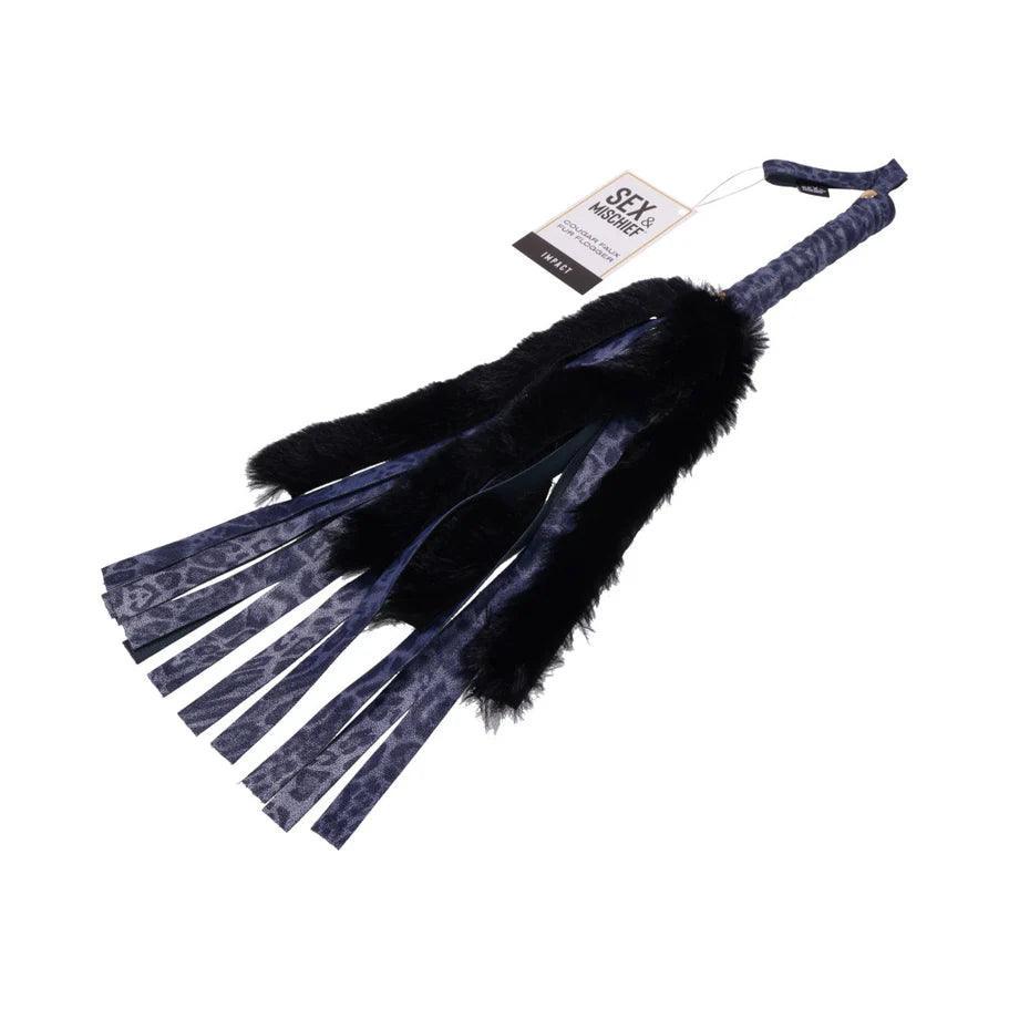Sportsheets Sex & Mischief Cougar Faux Fur Flogger - Buy At Luxury Toy X - Free 3-Day Shipping