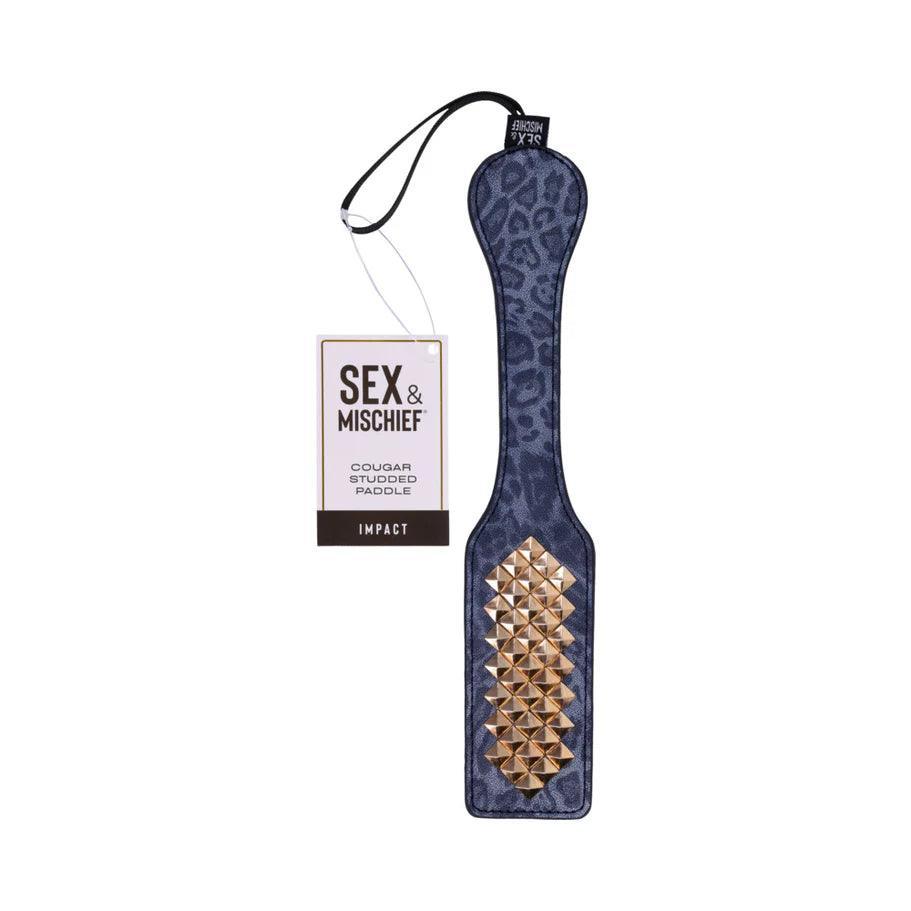 Sportsheets Sex & Mischief Cougar Studded Paddle - Buy At Luxury Toy X - Free 3-Day Shipping