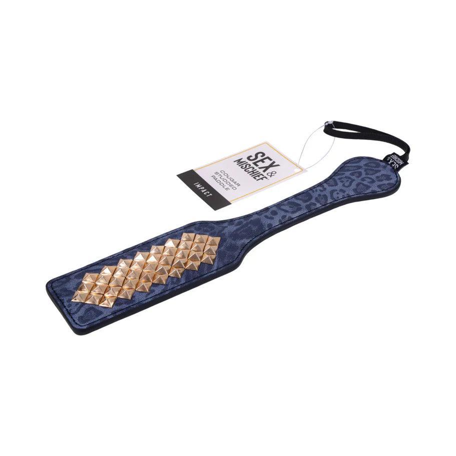 Sportsheets Sex & Mischief Cougar Studded Paddle - Buy At Luxury Toy X - Free 3-Day Shipping