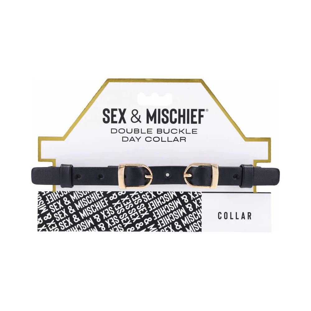 Sportsheets Sex & Mischief Double Buckle Day Collar - Buy At Luxury Toy X - Free 3-Day Shipping