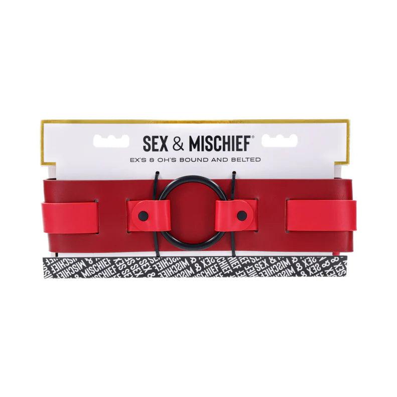 Sportsheets Sex & Mischief Ex's & Oh's Bound and Belted - Buy At Luxury Toy X - Free 3-Day Shipping