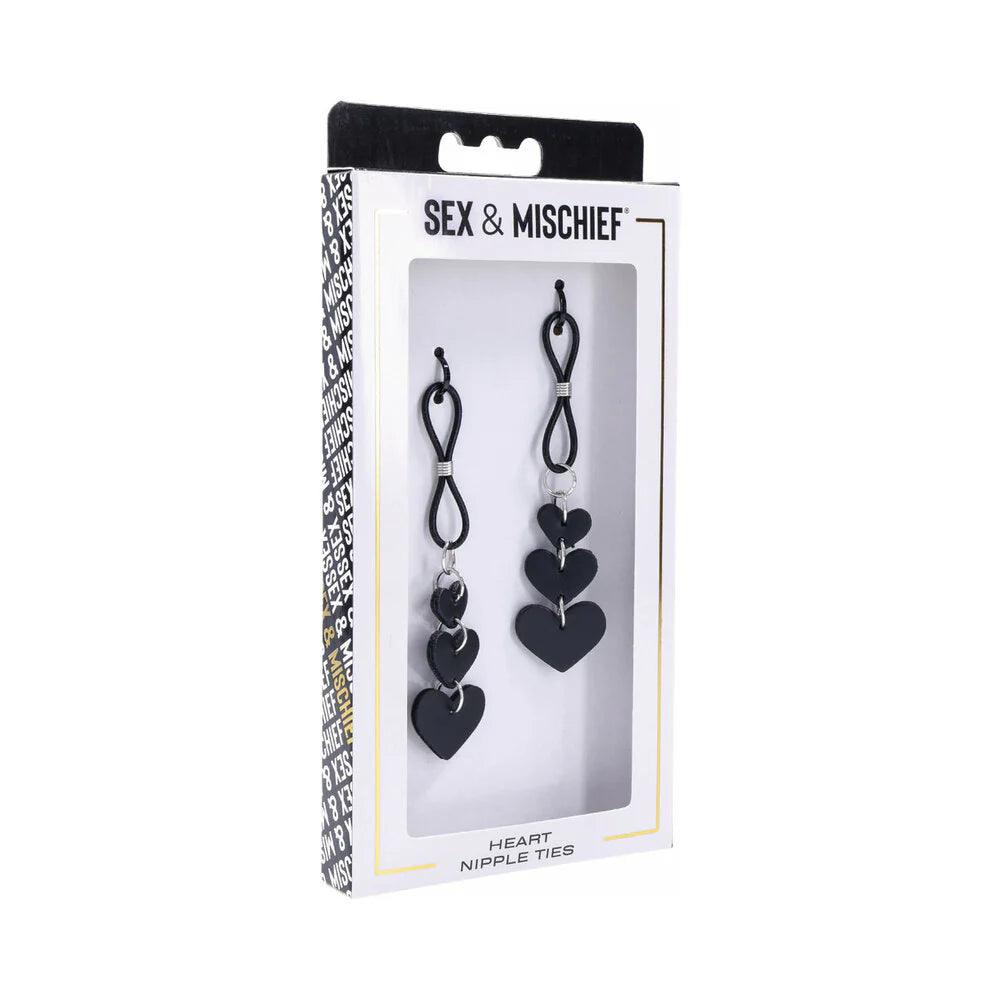 Sportsheets Sex & Mischief Heart Nipple Ties - Buy At Luxury Toy X - Free 3-Day Shipping
