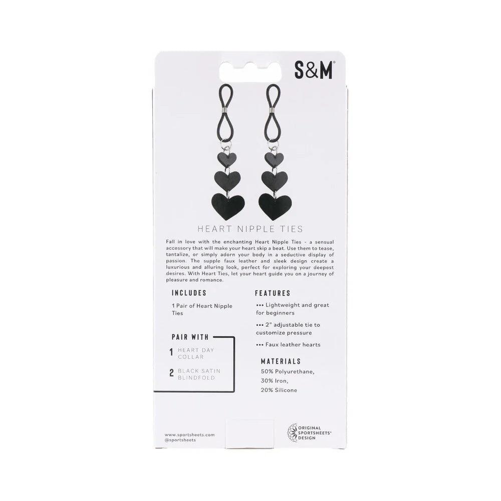 Sportsheets Sex & Mischief Heart Nipple Ties - Buy At Luxury Toy X - Free 3-Day Shipping