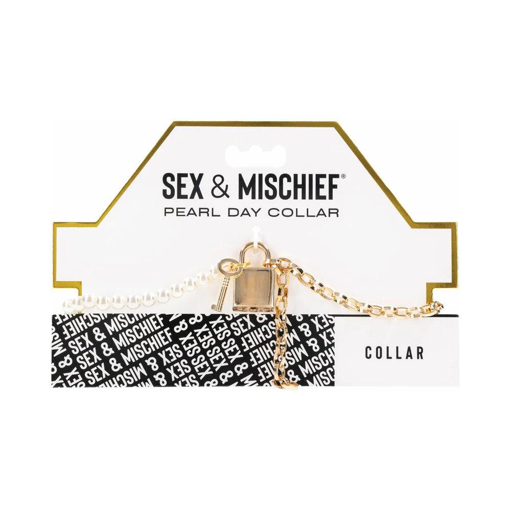 Sportsheets Sex & Mischief Pearl Day Collar - Buy At Luxury Toy X - Free 3-Day Shipping