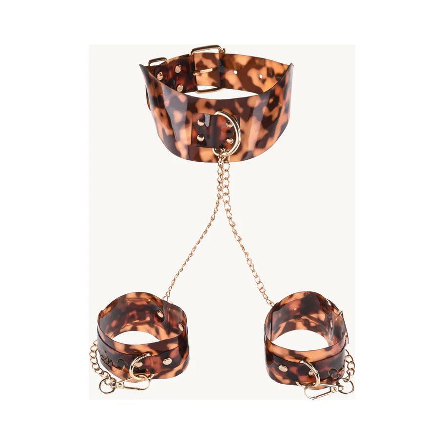 Sportsheets Sincerely Amber Adjustable Neck & Wrist Restraints - Buy At Luxury Toy X - Free 3-Day Shipping