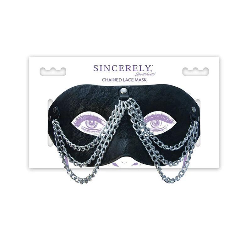 Sportsheets Sincerely Chained Lace Mask - Buy At Luxury Toy X - Free 3-Day Shipping