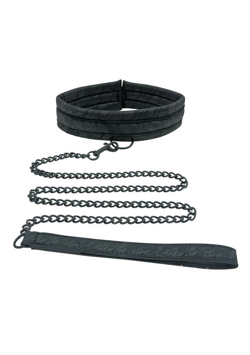 Sportsheets Sincerely Lace Adjustable Collar & Leash - Buy At Luxury Toy X - Free 3-Day Shipping