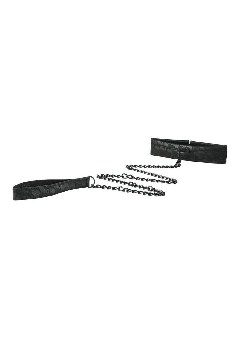 Sportsheets Sincerely Lace Adjustable Collar & Leash - Buy At Luxury Toy X - Free 3-Day Shipping