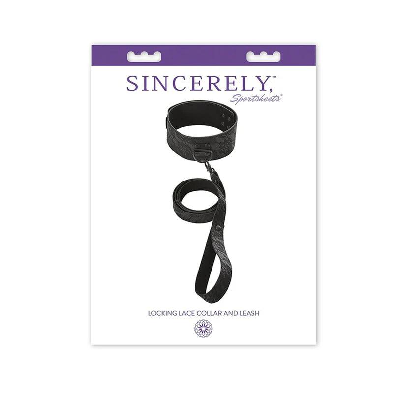 Sportsheets Sincerely Lace Collar & Leash - Buy At Luxury Toy X - Free 3-Day Shipping