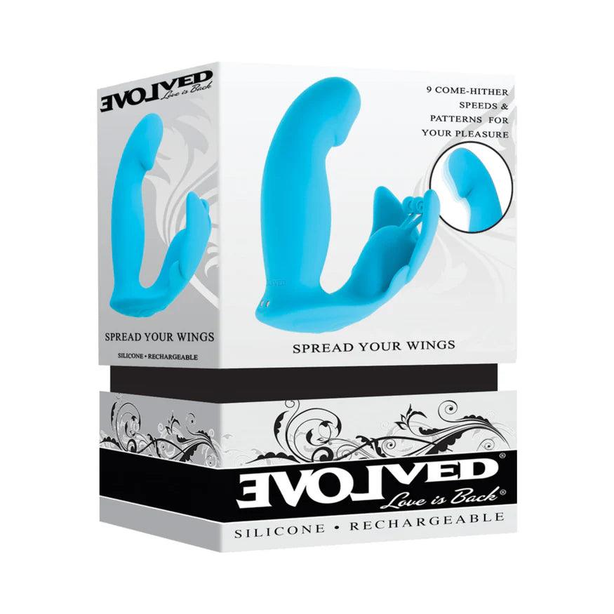 Spread Your Wings Rechargeable Silicone Multi Vibrator - Buy At Luxury Toy X - Free 3-Day Shipping