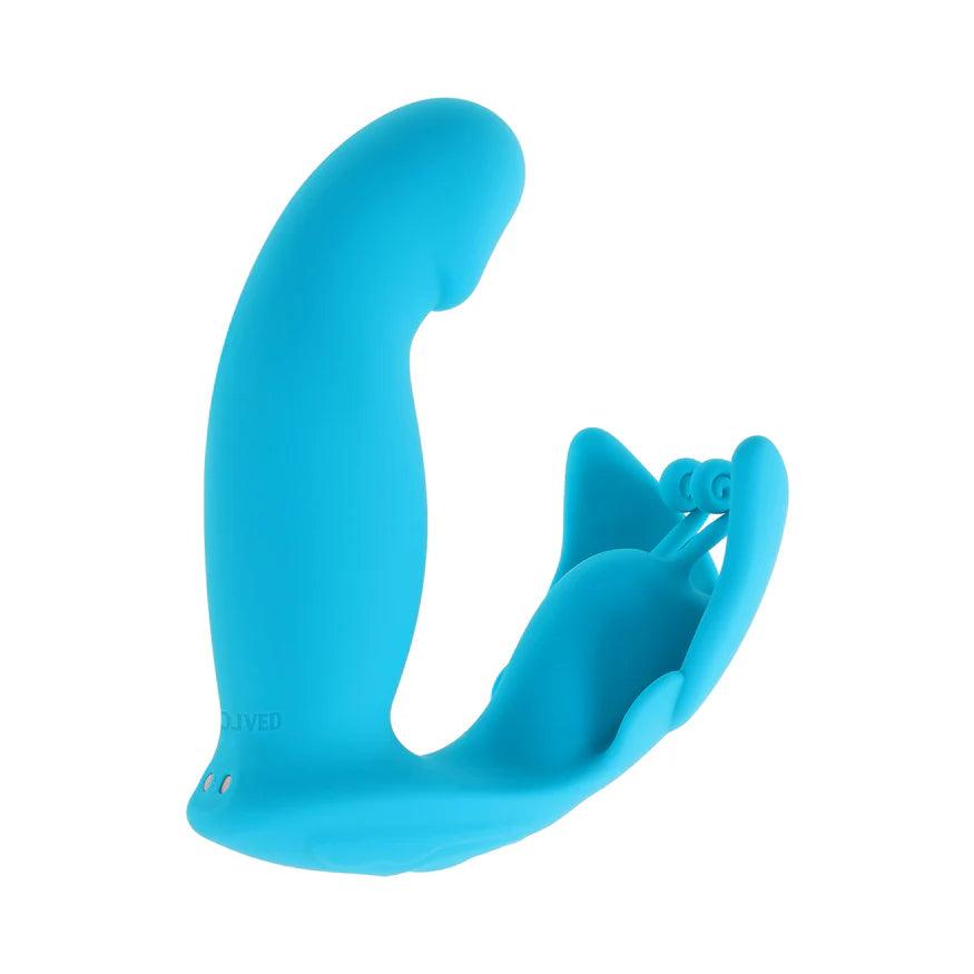 Spread Your Wings Rechargeable Silicone Multi Vibrator - Buy At Luxury Toy X - Free 3-Day Shipping