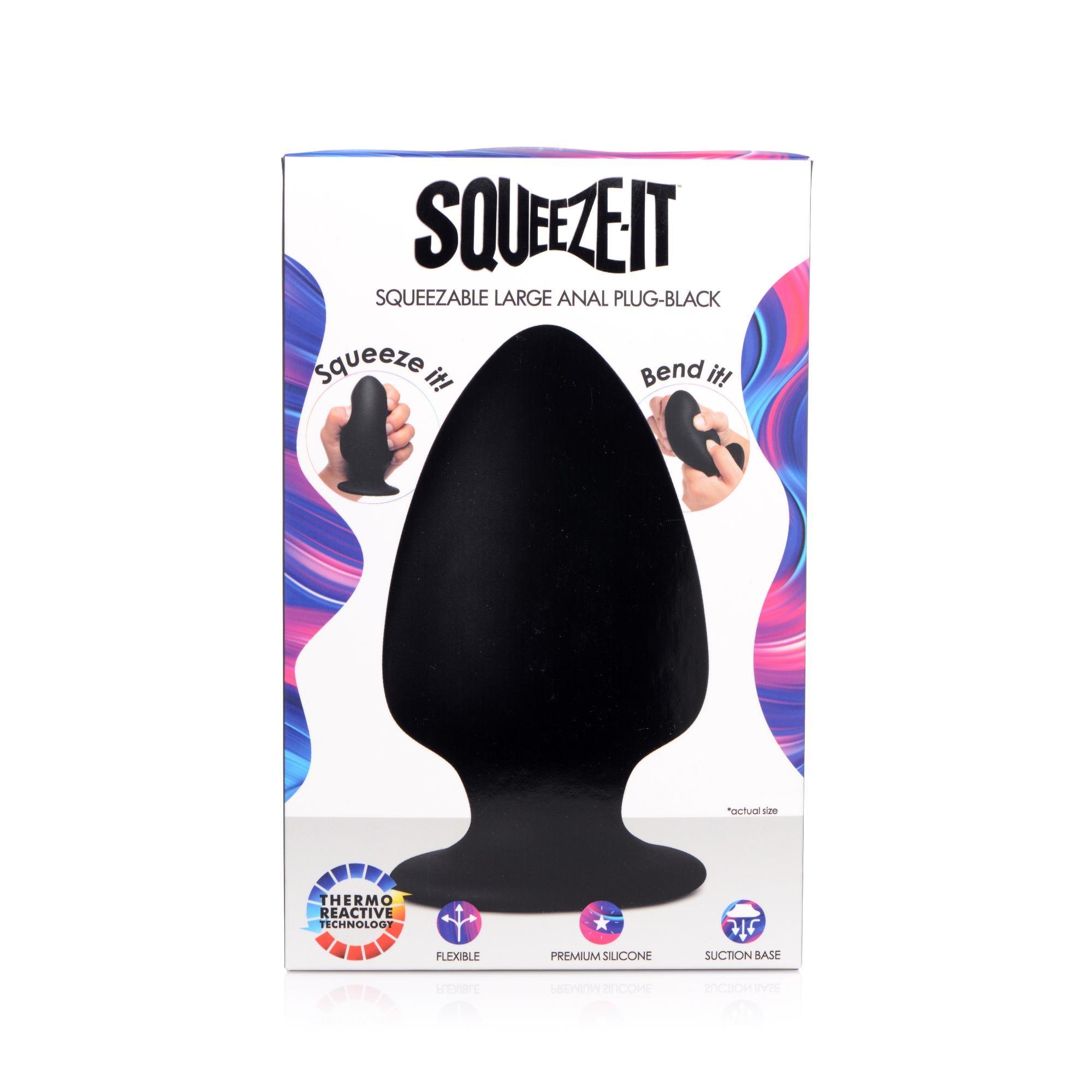 Squeeze-It Squeezable Silicone Anal Plug - Buy At Luxury Toy X - Free 3-Day Shipping