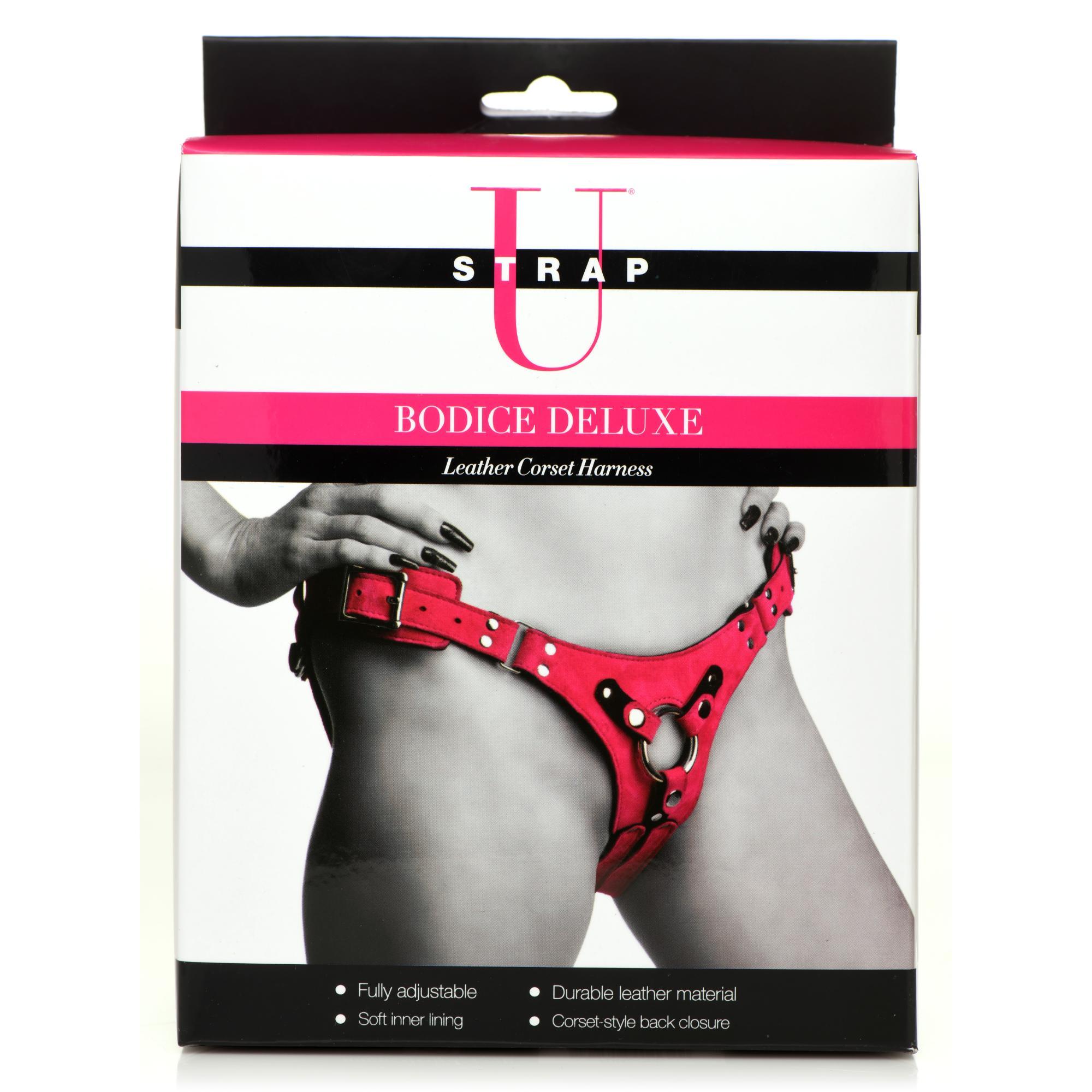 Strap U Bodice Deluxe Leather Corset Harness - Buy At Luxury Toy X - Free 3-Day Shipping
