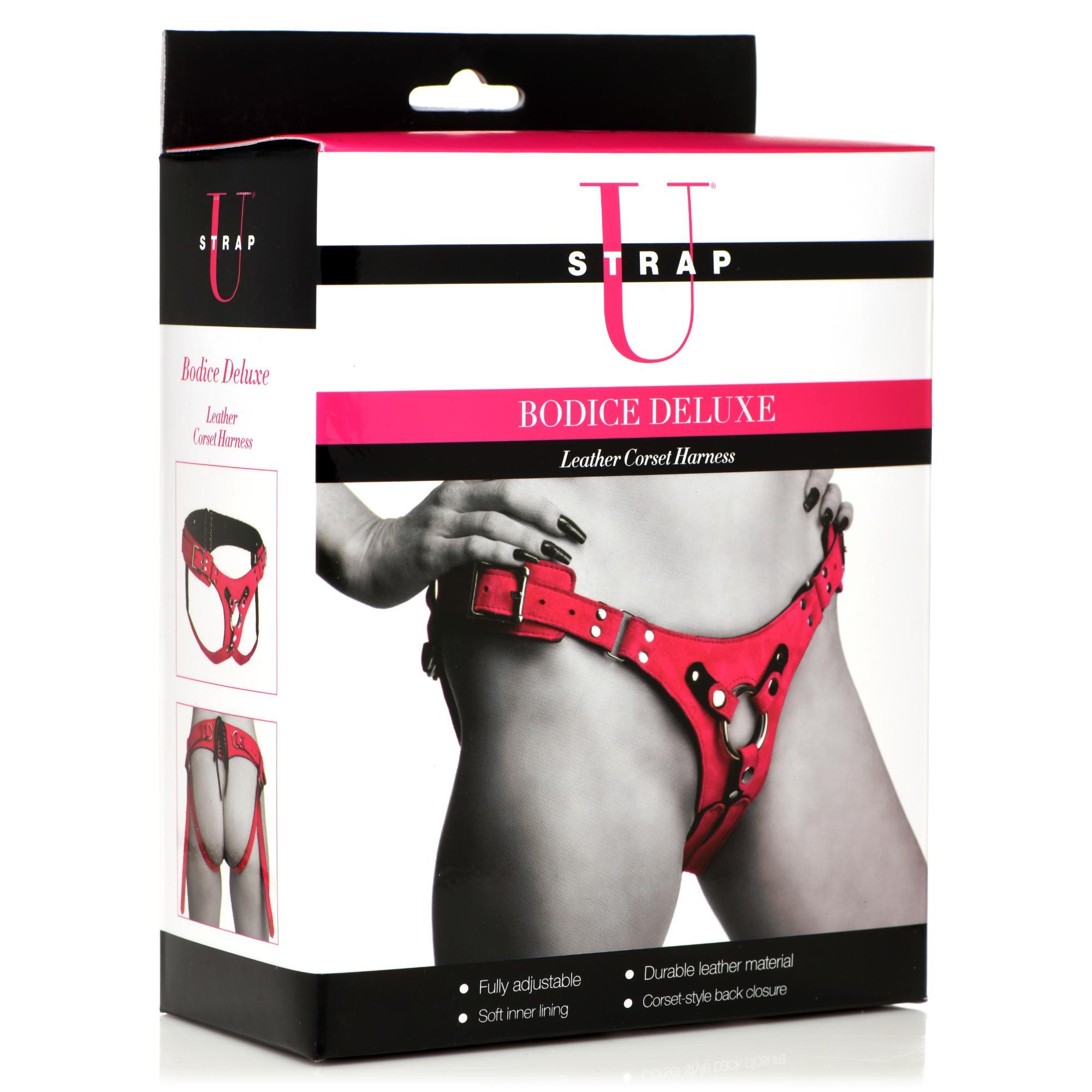 Strap U Bodice Deluxe Leather Corset Harness - Buy At Luxury Toy X - Free 3-Day Shipping