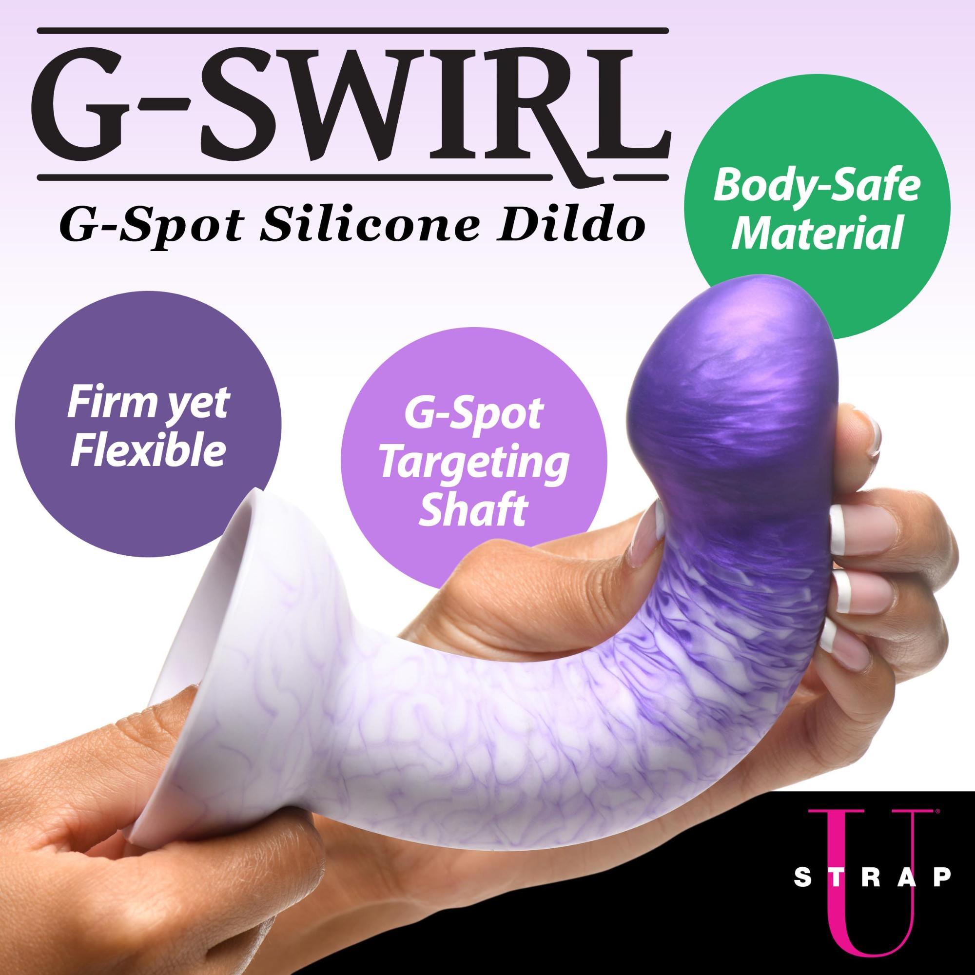 Strap U G-Swirl G-Spot Silicone Dildo - Buy At Luxury Toy X - Free 3-Day Shipping