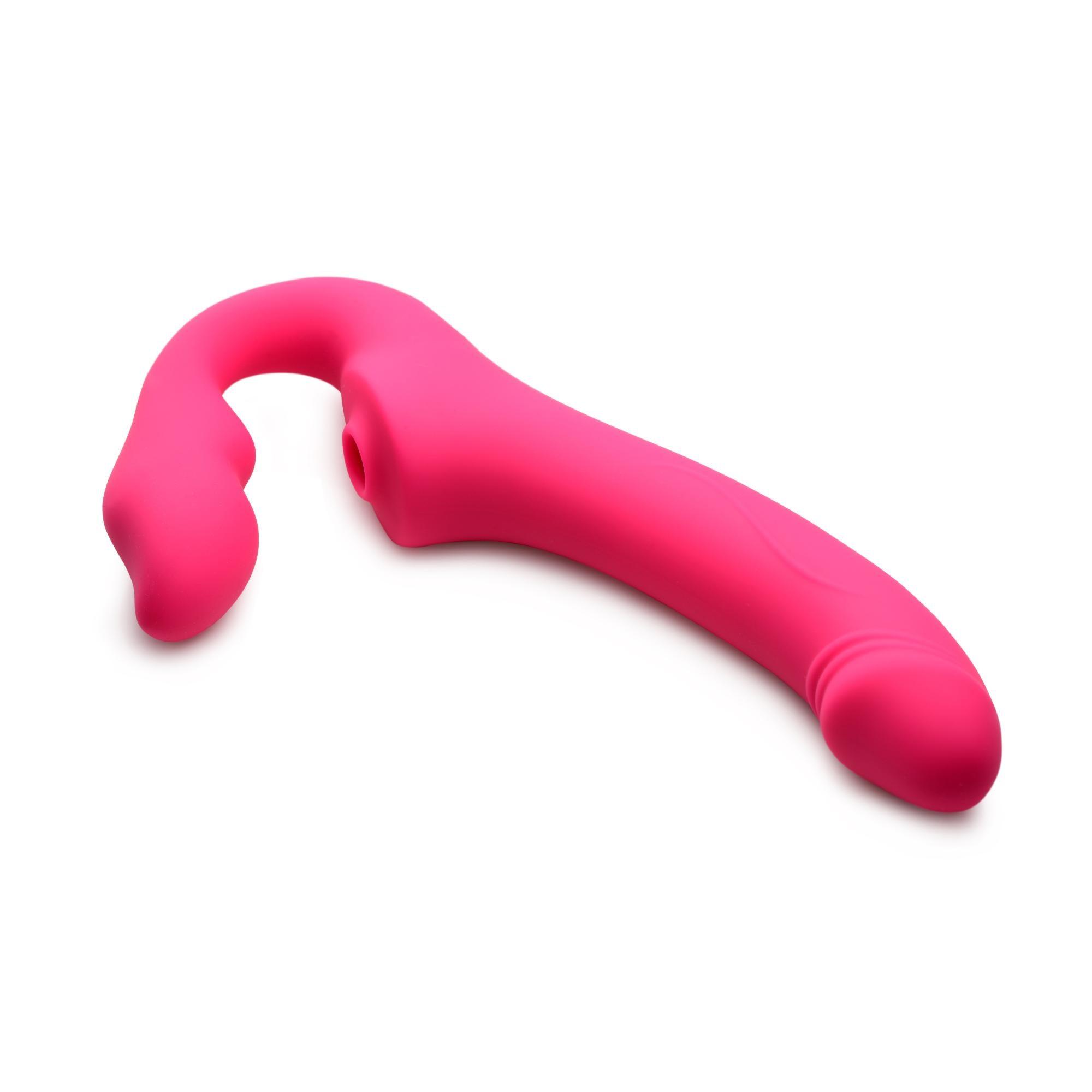 Strap U Mighty Licker Licking & Vibrating Strapless Strap-On w/ Remote - Buy At Luxury Toy X - Free 3-Day Shipping