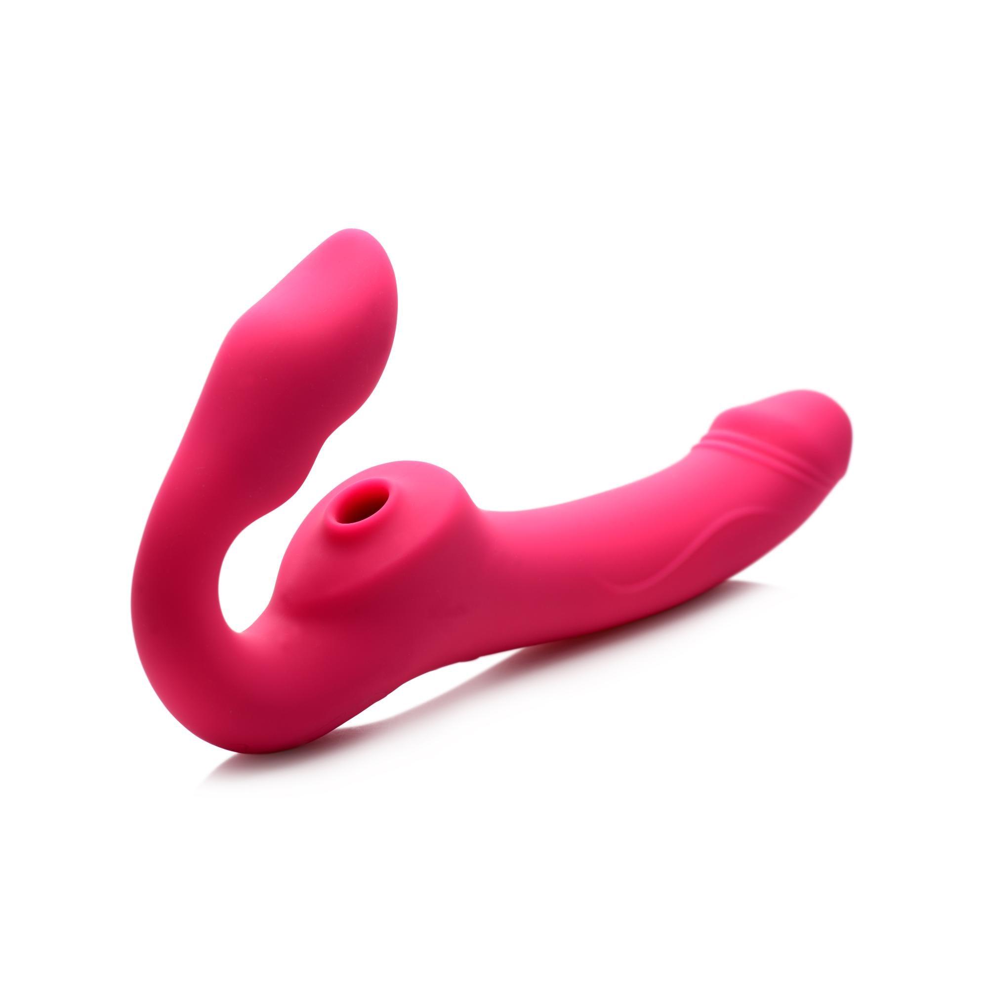 Strap U Mighty Licker Licking & Vibrating Strapless Strap-On w/ Remote - Buy At Luxury Toy X - Free 3-Day Shipping