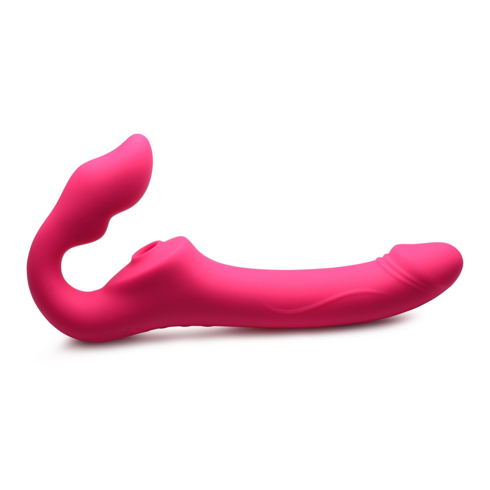 Strap U Mighty Licker Licking & Vibrating Strapless Strap-On w/ Remote - Buy At Luxury Toy X - Free 3-Day Shipping